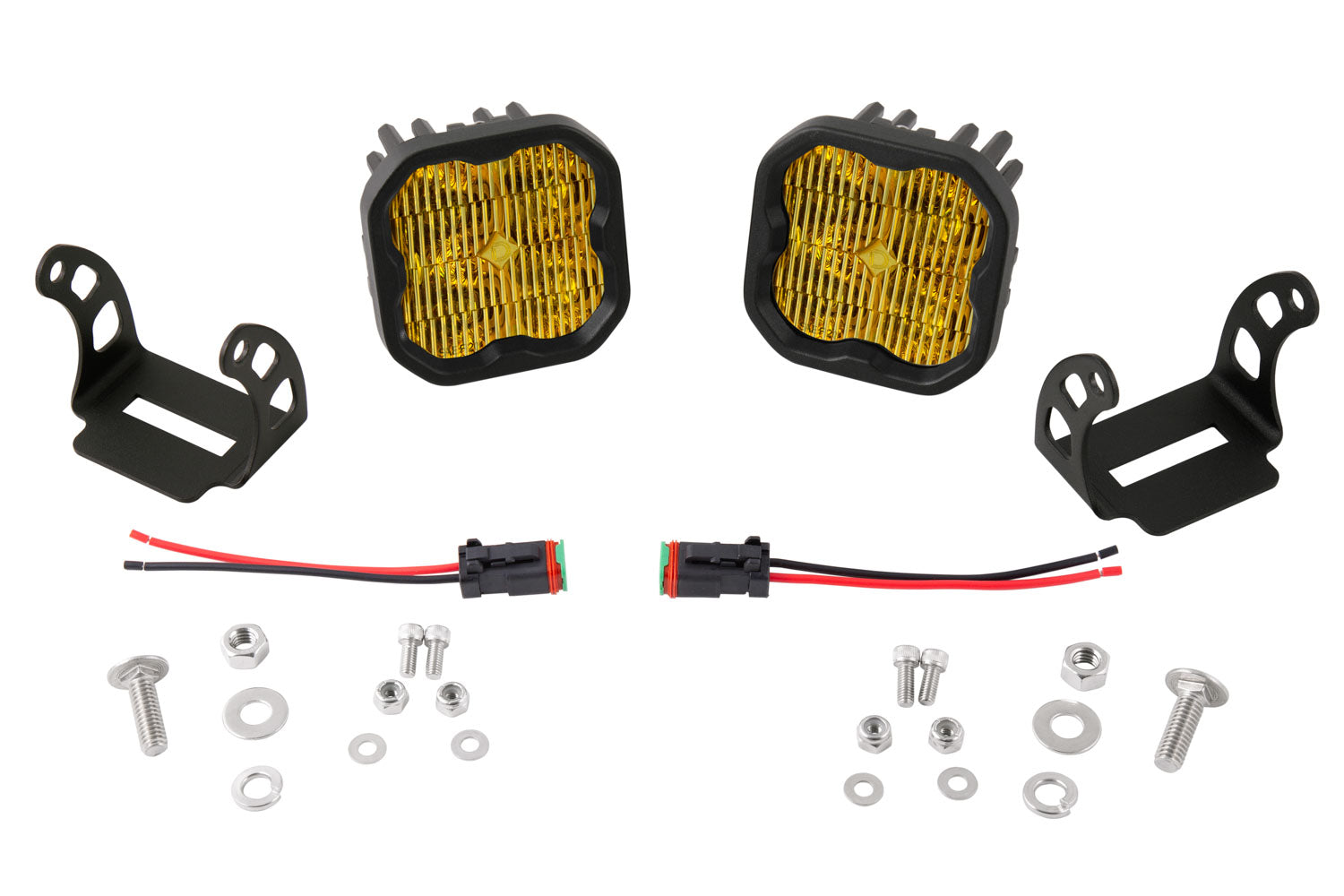 SS3 Pod - Sport - Square -Yellow - Pair