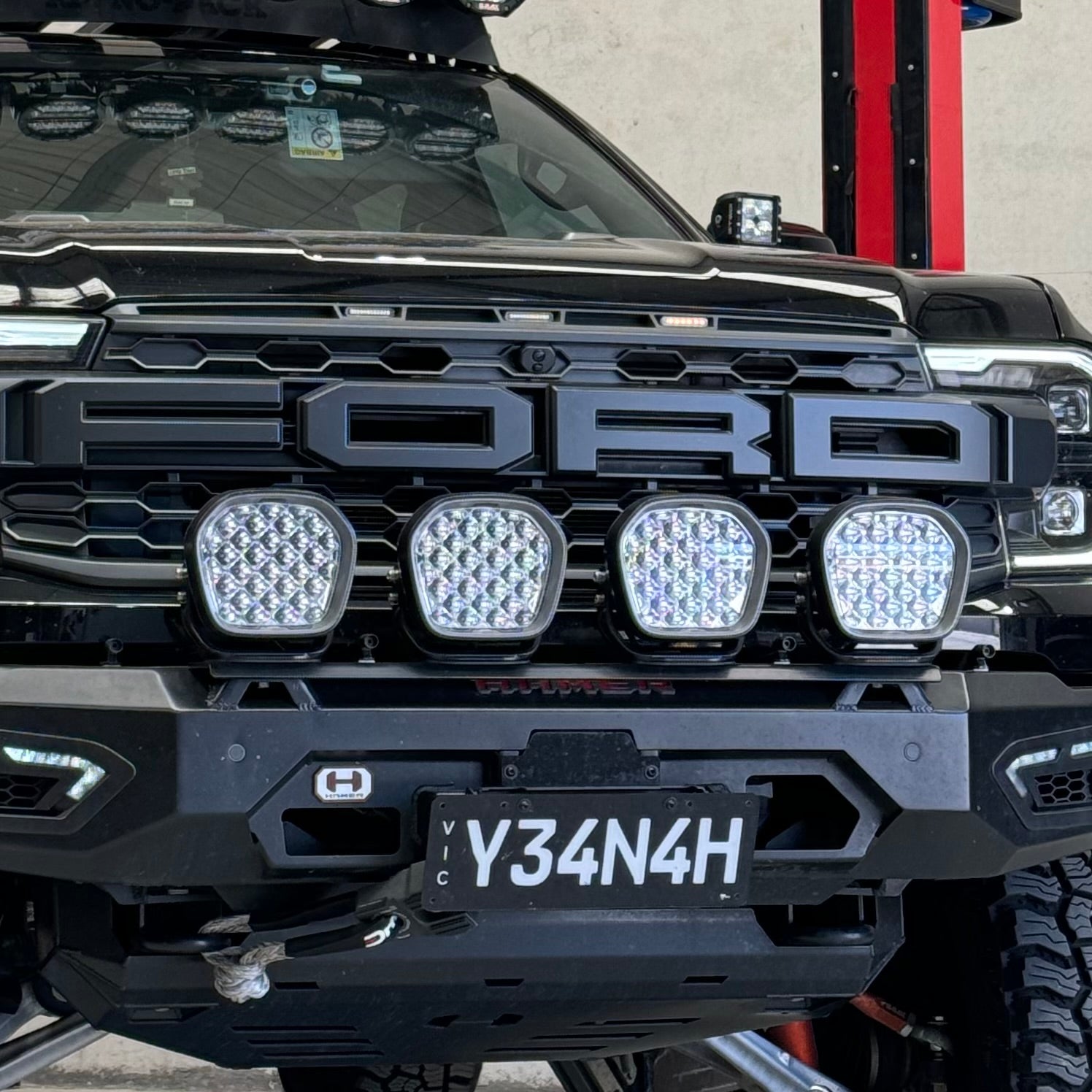 Hamer Atlas 4 Driving Light Bar for Next Gen Raptor.