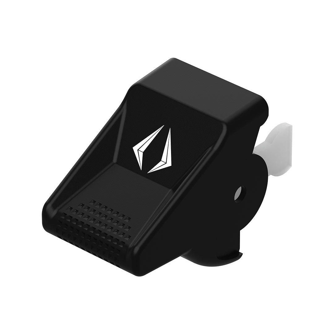 Dexon overhead auxiliary switch cap fitted in Next Gen Ranger roof console - closeup