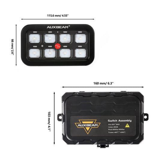 Bluetooth 8 Way Switch Panel