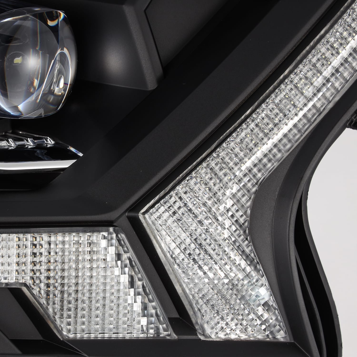 15-21 Ranger and Everest - NOVA Chrome-Black LED headlights