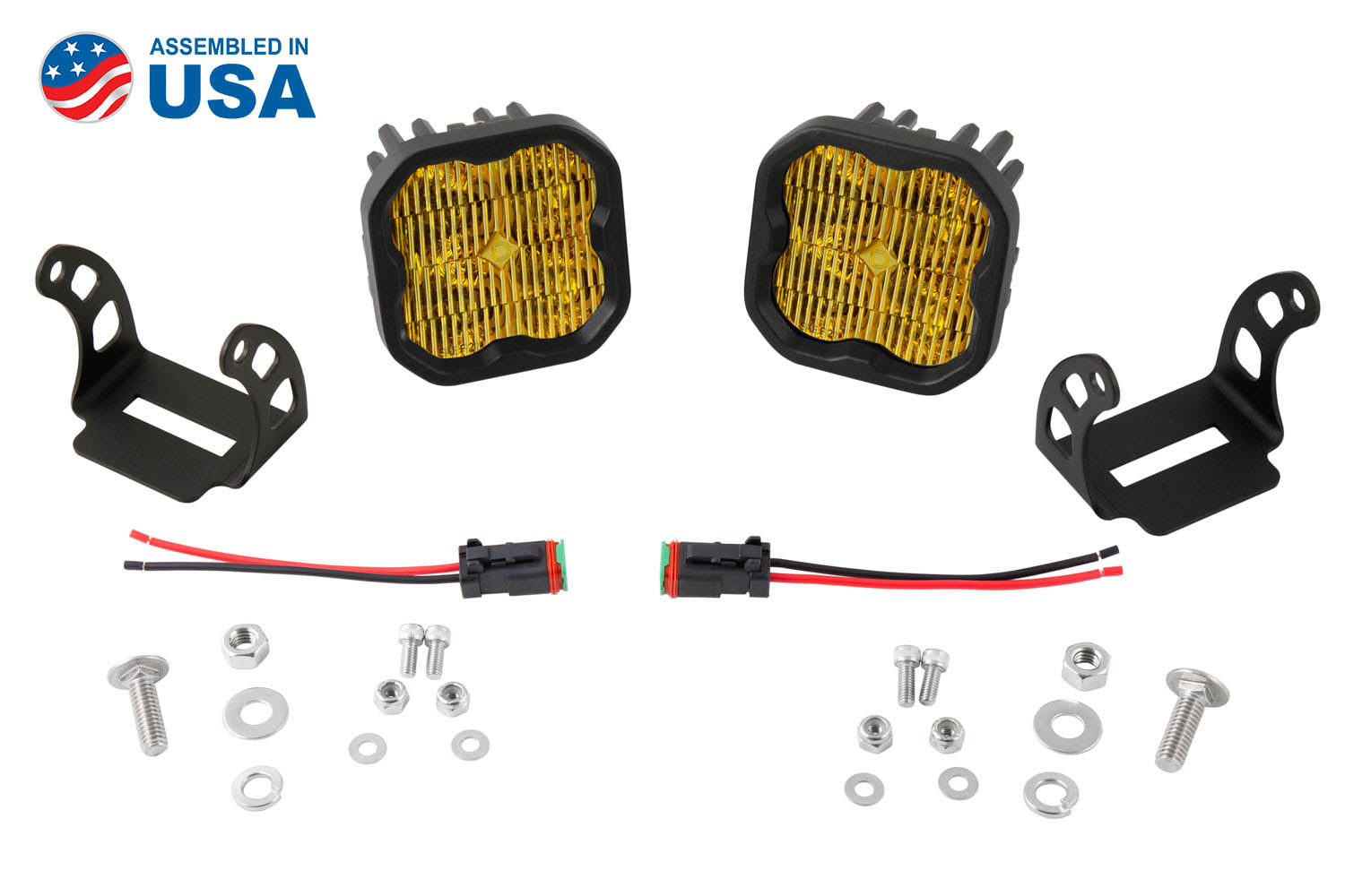 SS3 Pod - Pro - Square - Yellow - Pair