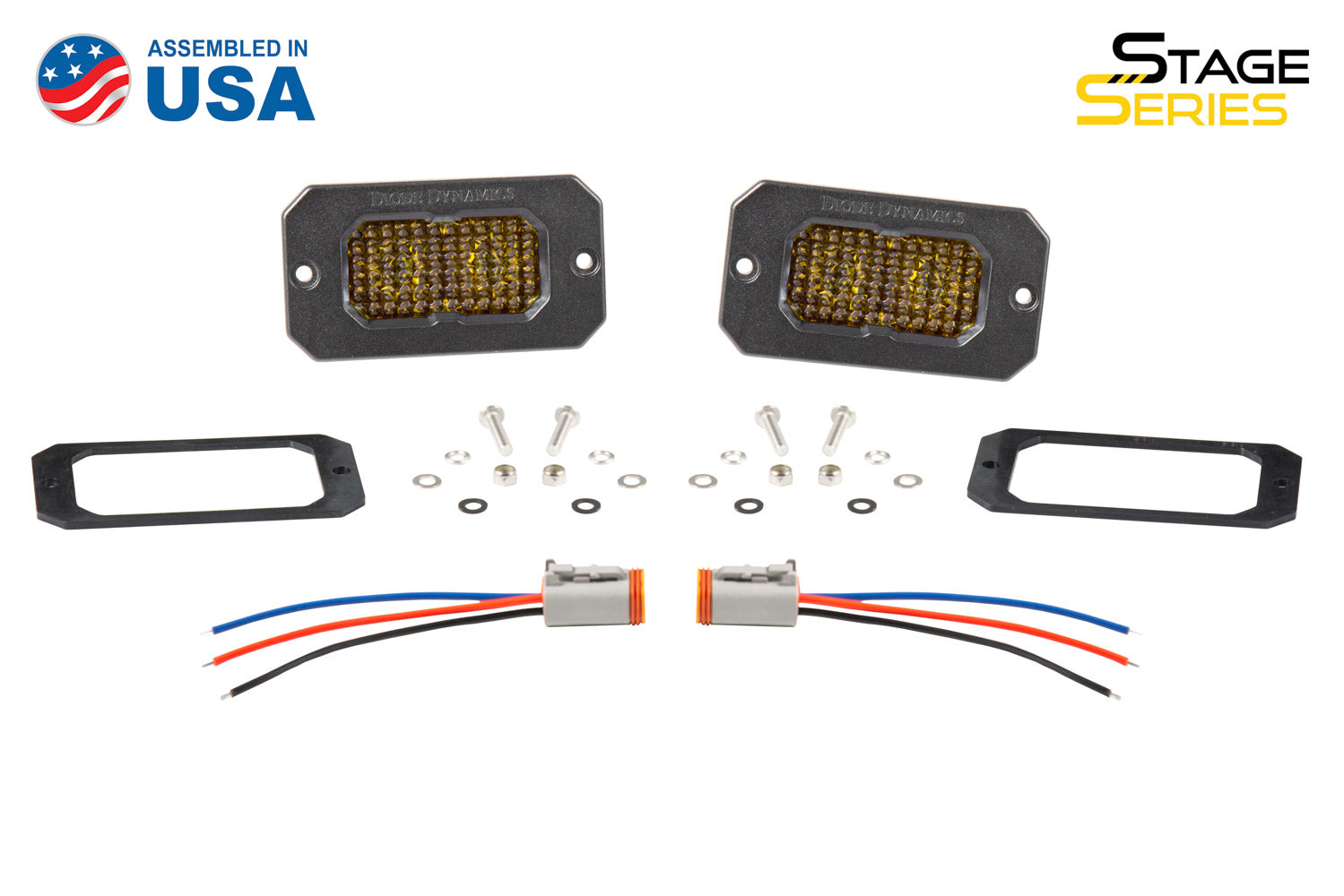 SSC2 2" Pod  - Pro - Flush Mount - Yellow