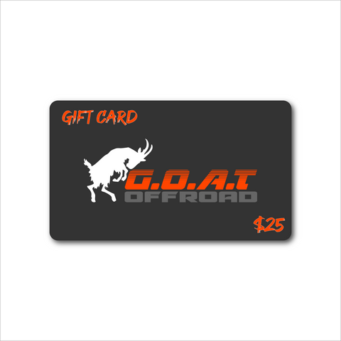 G.O.A.T Gift Card – G.O.A.T Offroad